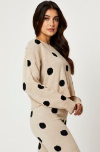 Polka Dot Jumper Long Sleeve sold by Ally Fashion