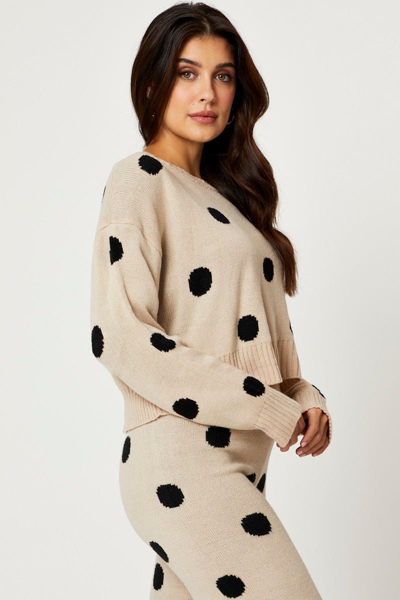 Polka Dot Jumper Long Sleeve sold by Ally Fashion product image thumbnail 3
