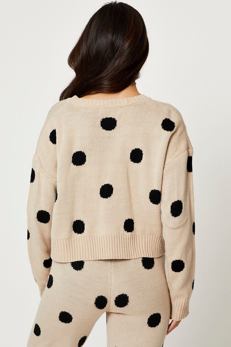 Polka Dot Jumper Long Sleeve sold by Ally Fashion product image thumbnail 4