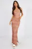 Multi Stripe Maxi Skirt High Rise sold by Ally Fashion