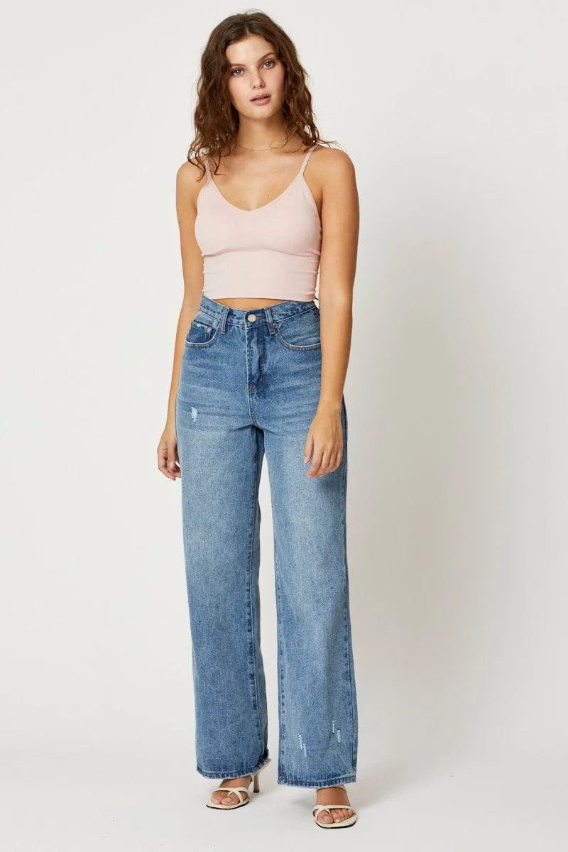 Pink Crop Top Seamless sold by Ally Fashion product image thumbnail 2