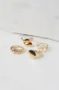 Gold 4 pack Mixed Rings Set sold by Ally Fashion