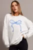 Grey Graphic Sweater Long Sleeve sold by Ally Fashion