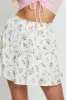 Print Mini Skirt Tiered sold by Ally Fashion