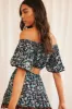 Black Boho Crop Top Off Shoulder sold by Ally Fashion