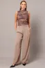Blue Tank Top Ruched supersoft sold by Ally Fashion
