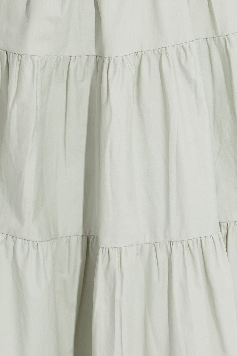 Green Midi Dress Sleeveless V Neck sold by Ally Fashion product image thumbnail 6