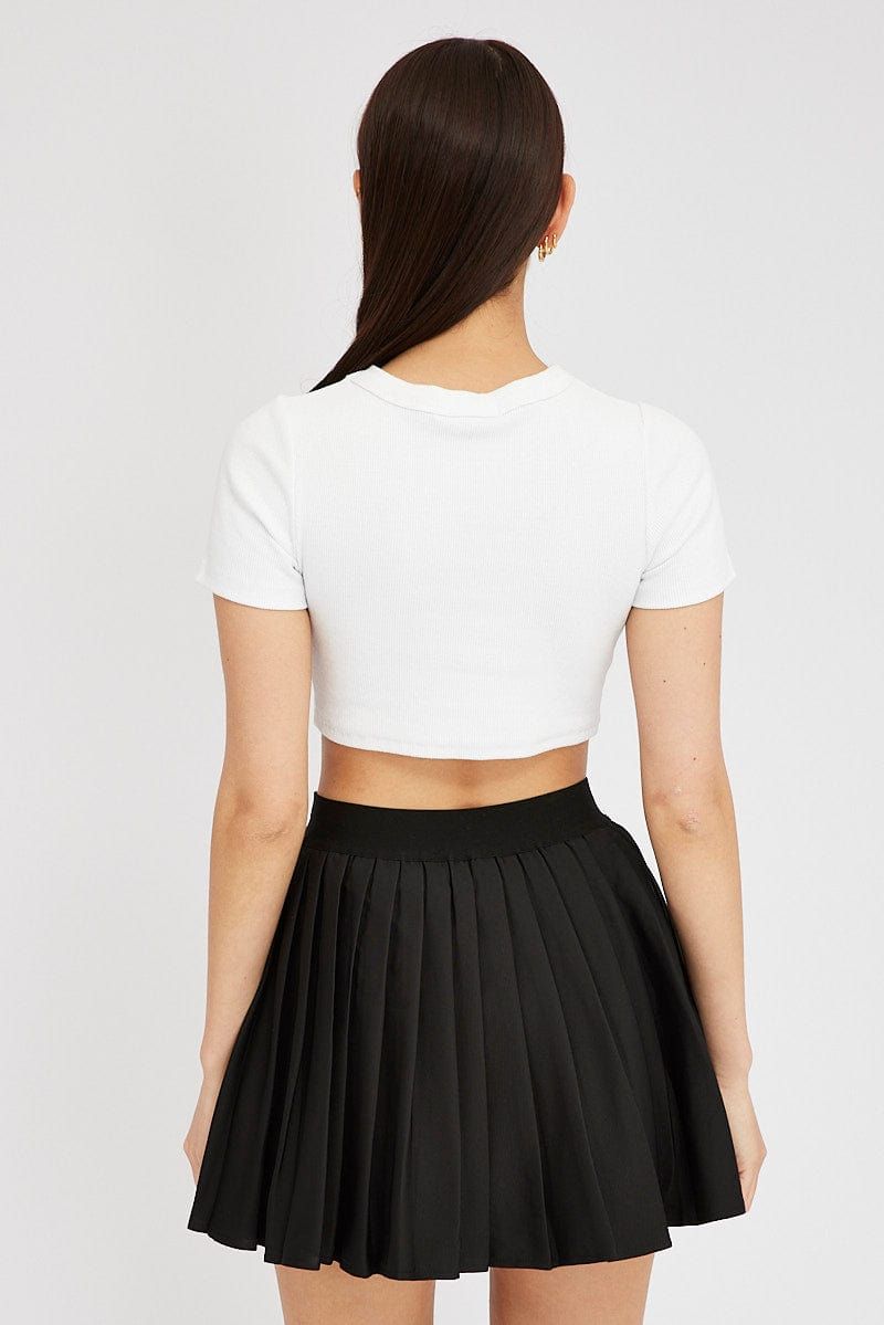 Black Mini Skirt Tennis High Rise sold by Ally Fashion product image thumbnail 5