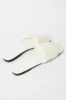 White Flat Sandals sold by Ally Fashion