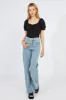 Black BodySuit Short Sleeve sold by Ally Fashion
