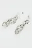 Metallic Circle Drop Earrings sold by Ally Fashion