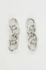 Metallic Circle Drop Earrings sold by Ally Fashion