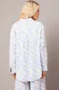 Blue Abstract Relaxed Shirt Long Sleeve sold by Ally Fashion