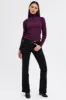 Black Flare Denim Jeans Low rise sold by Ally Fashion