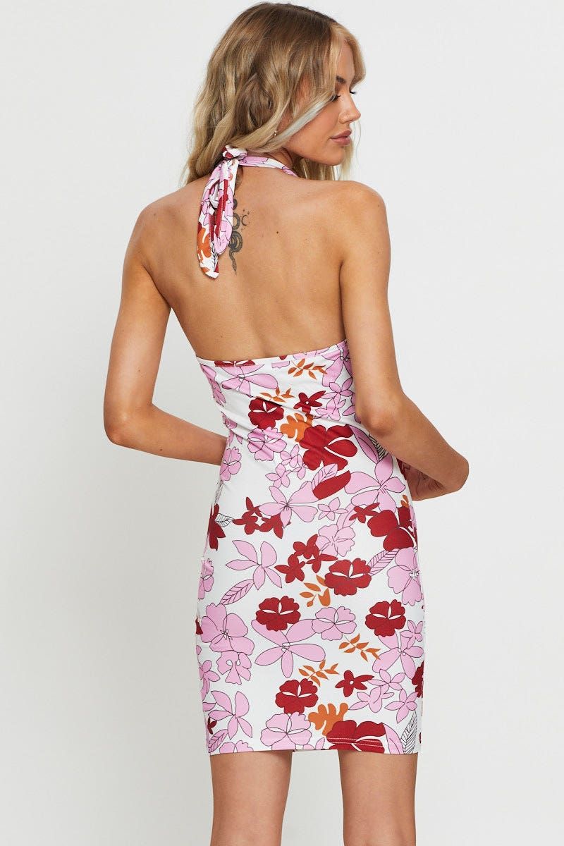Print Bodycon Dress Mini sold by Ally Fashion product image thumbnail 5
