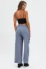 Grey Wide Leg Pants Cargo Pockets sold by Ally Fashion