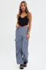 Grey Wide Leg Pants Cargo Pockets sold by Ally Fashion