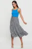 Check Midi Skirt High Rise sold by Ally Fashion