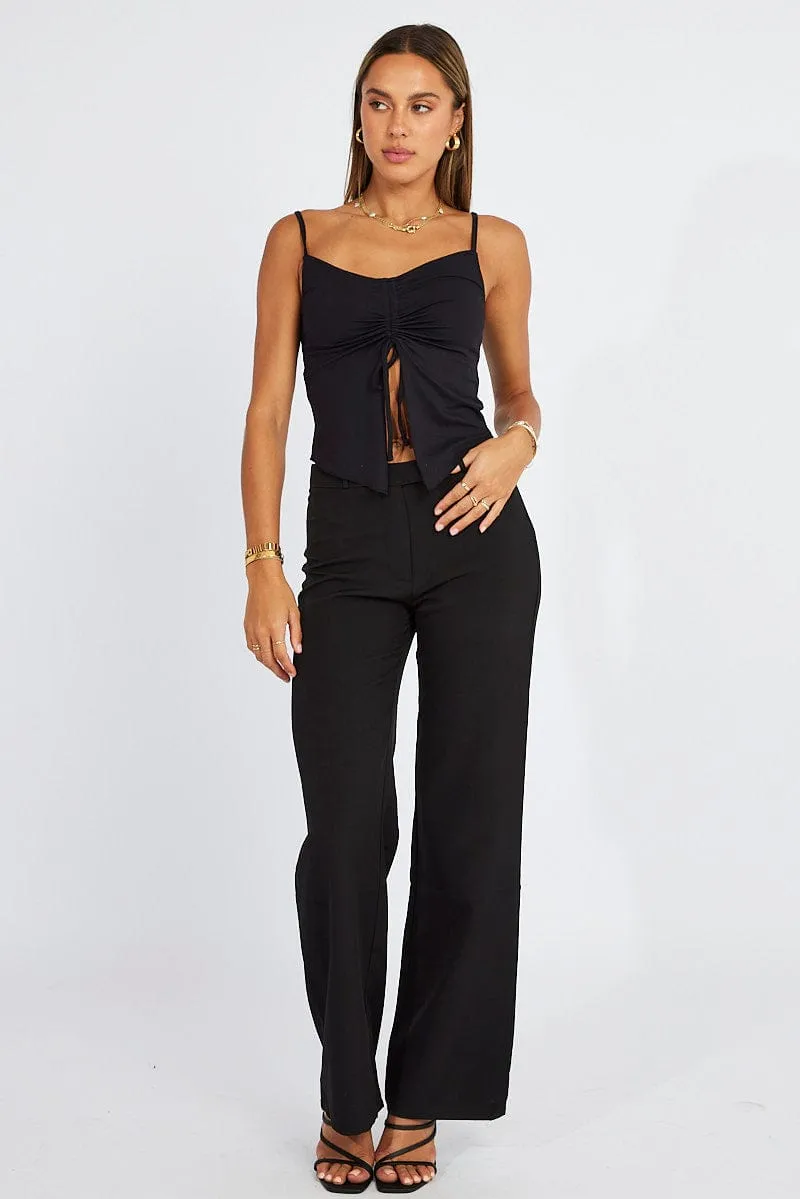 Black Singlet Top sold by Ally Fashion product image thumbnail 2