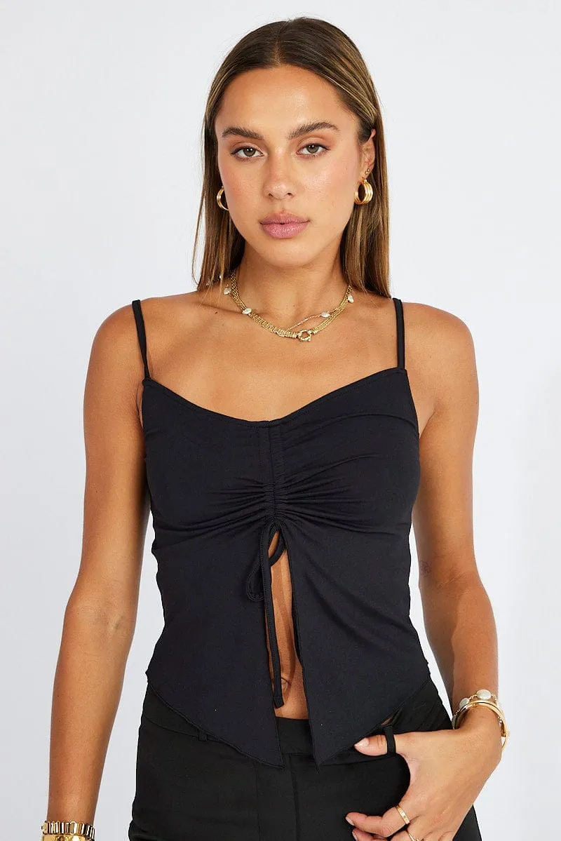 Black Singlet Top sold by Ally Fashion product image thumbnail 3