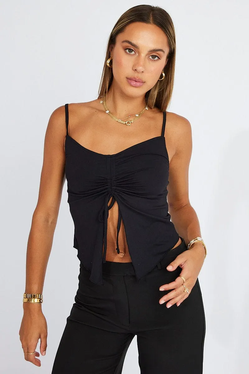 Black Singlet Top sold by Ally Fashion