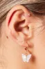 White Butterfly Earrings sold by Ally Fashion