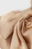 Beige Large Bow Hair Clip sold by Ally Fashion
