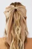 Beige Large Bow Hair Clip sold by Ally Fashion