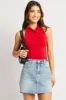 Red Halter Neck Top Supersoft sold by Ally Fashion