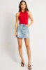Red Halter Neck Top Supersoft sold by Ally Fashion