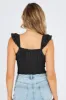 Black Crop Top Sleeveless sold by Ally Fashion