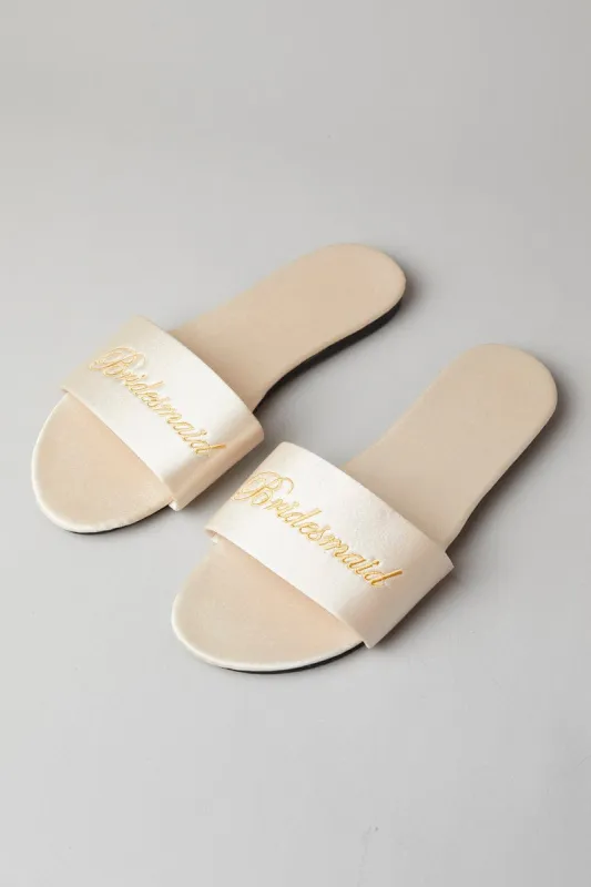 Nude Bridesmaid Slippers sold by Ally Fashion