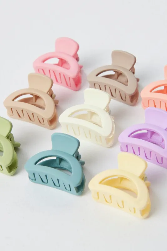 Multi 9 Pack Multi Claw Clips sold by Ally Fashion