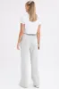 Grey Wide Leg Track Pants High Rise sold by Ally Fashion