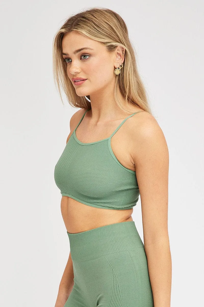 Green Bralette Seamless sold by Ally Fashion product image thumbnail 4