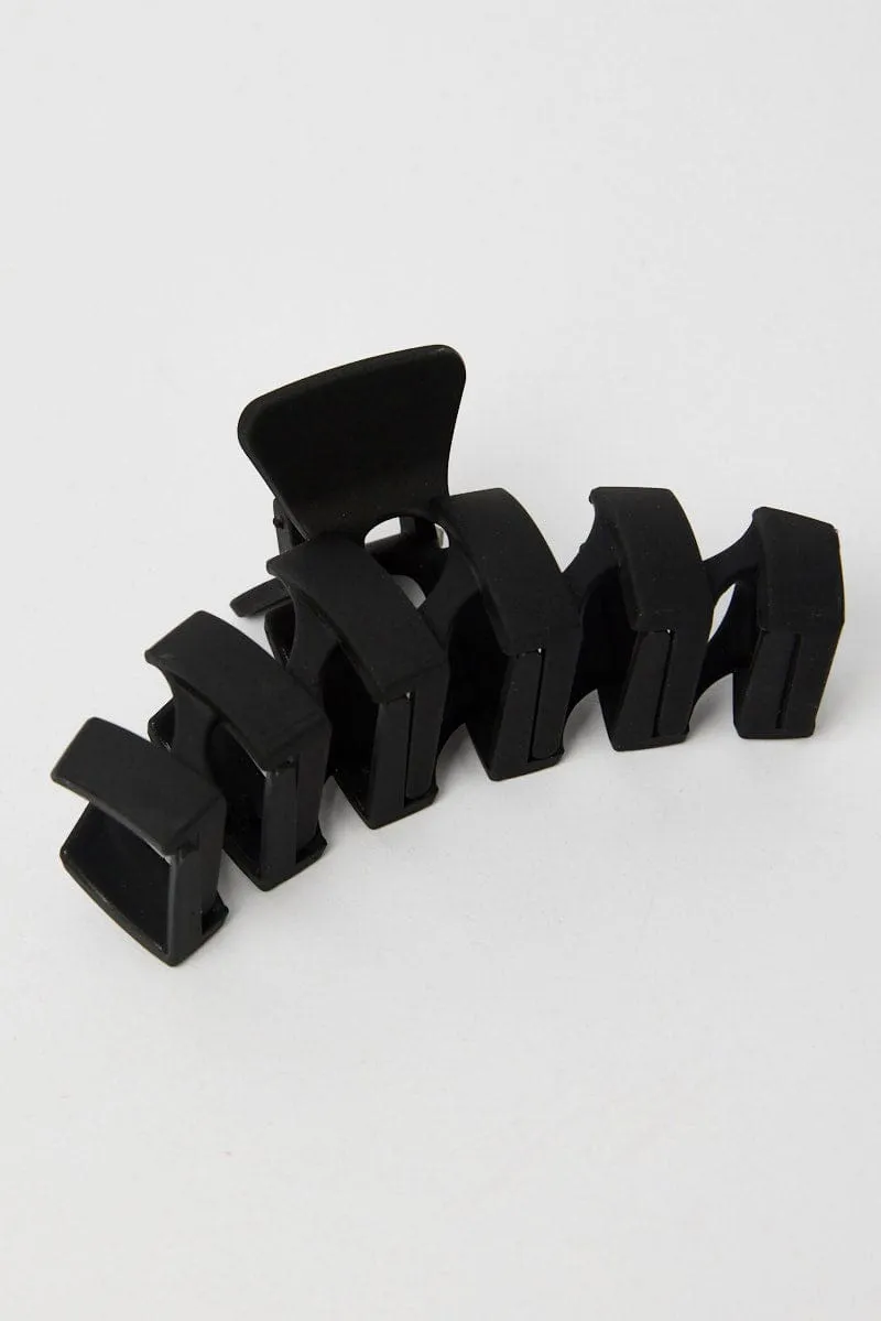 Black Hair Claw Clip sold by Ally Fashion product image thumbnail 3
