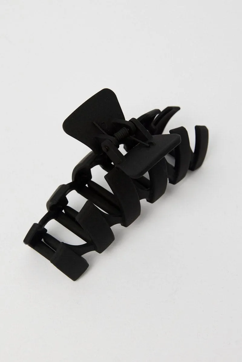 Black Hair Claw Clip sold by Ally Fashion product image thumbnail 4