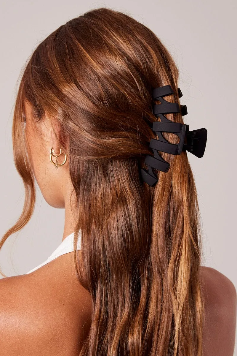 Black Hair Claw Clip sold by Ally Fashion