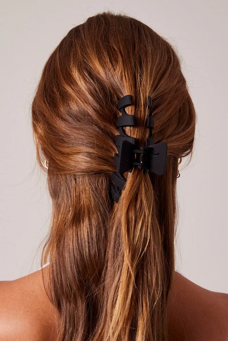 Black Hair Claw Clip sold by Ally Fashion product image thumbnail 2