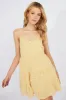 Beige Check Fit and Flare Dress Sleeveless Tiered sold by Ally Fashion