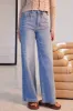 Denim Wide Leg Jean High Rise sold by Ally Fashion