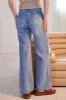 Denim Wide Leg Jean High Rise sold by Ally Fashion