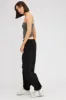 Black Parachute Pants Low Rise sold by Ally Fashion