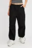 Black Parachute Pants Low Rise sold by Ally Fashion