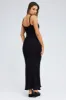 Black Knit Dress Maxi Crochet sold by Ally Fashion