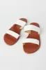 White Flat Sandals sold by Ally Fashion