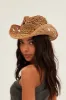 Beige Straw Cowboy Hat sold by Ally Fashion