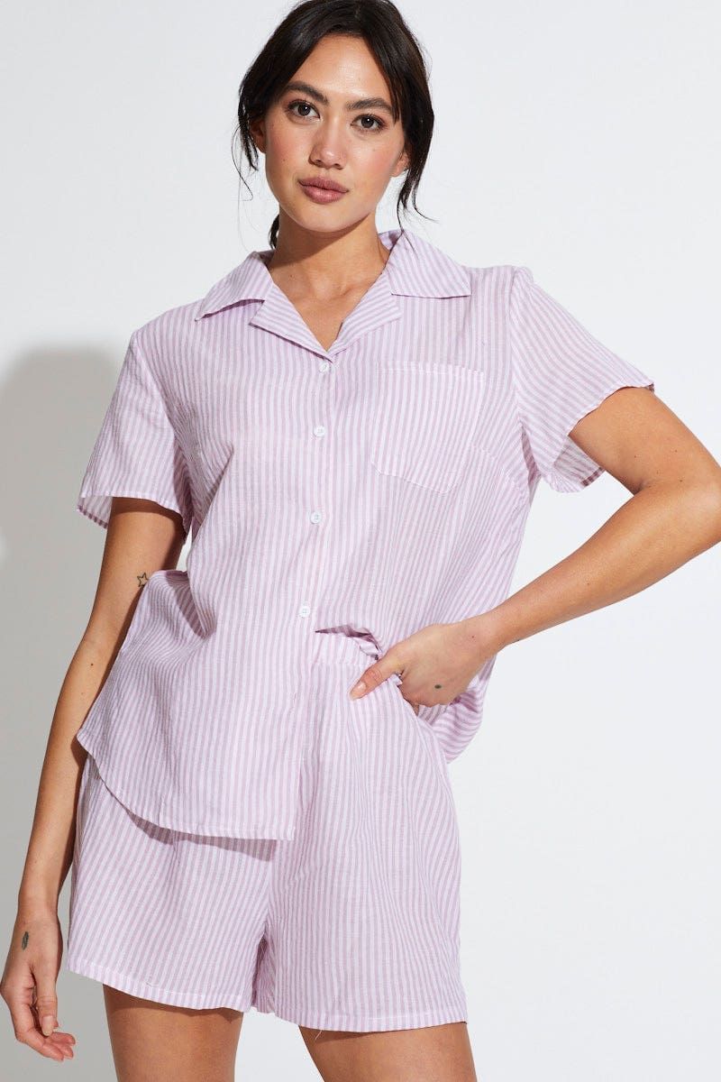 Pink Pyjamas Set sold by Ally Fashion