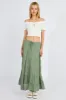 White Ruched Top Short Sleeve sold by Ally Fashion