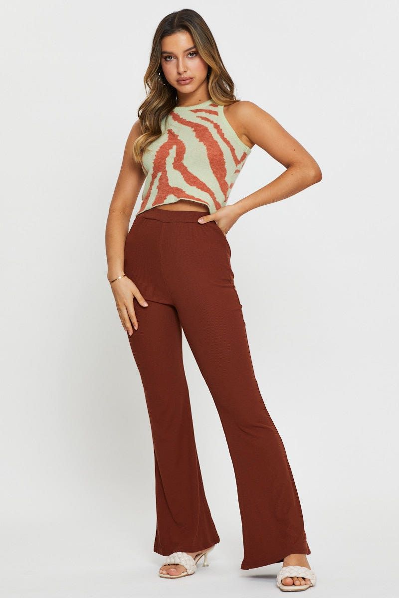 Print Knit Top Sleeveless sold by Ally Fashion product image thumbnail 2